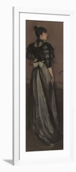 Mother of Pearl and Silver: the Andalusian, C.1888--1900 (Oil on Canvas)-James Abbott McNeill Whistler-Framed Giclee Print