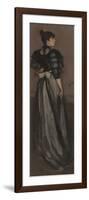 Mother of Pearl and Silver: the Andalusian, C.1888--1900 (Oil on Canvas)-James Abbott McNeill Whistler-Framed Giclee Print