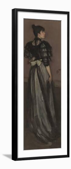 Mother of Pearl and Silver: the Andalusian, C.1888--1900 (Oil on Canvas)-James Abbott McNeill Whistler-Framed Giclee Print