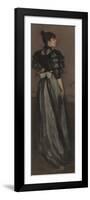 Mother of Pearl and Silver: the Andalusian, C.1888--1900 (Oil on Canvas)-James Abbott McNeill Whistler-Framed Giclee Print