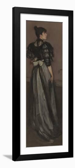 Mother of Pearl and Silver: the Andalusian, C.1888--1900 (Oil on Canvas)-James Abbott McNeill Whistler-Framed Giclee Print