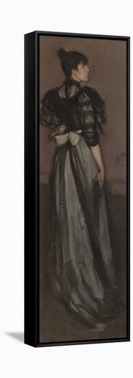Mother of Pearl and Silver: the Andalusian, C.1888--1900 (Oil on Canvas)-James Abbott McNeill Whistler-Framed Stretched Canvas