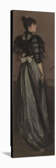 Mother of Pearl and Silver: the Andalusian, C.1888--1900 (Oil on Canvas)-James Abbott McNeill Whistler-Stretched Canvas