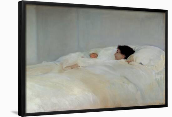 mother, Oil on canvas, 1895. Author: JOAQUIN SOROLLA. Museum: MUSEO SOROLLA-Joaquin Sorolla-Framed Poster