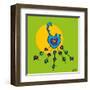 Mother Peacock-Yaro-Framed Art Print