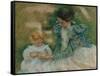 Mother Playing with Child, c.1897-Mary Stevenson Cassatt-Framed Stretched Canvas