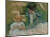 Mother Playing with Child, c.1897-Mary Stevenson Cassatt-Mounted Giclee Print