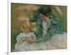 Mother Playing with Child, c.1897-Mary Stevenson Cassatt-Framed Giclee Print