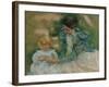 Mother Playing with Child, c.1897-Mary Stevenson Cassatt-Framed Giclee Print