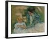 Mother Playing with Child, c.1897-Mary Stevenson Cassatt-Framed Giclee Print