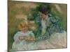 Mother Playing with Child, c.1897-Mary Stevenson Cassatt-Mounted Giclee Print