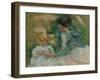 Mother Playing with Child, c.1897-Mary Stevenson Cassatt-Framed Giclee Print