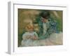 Mother Playing with Child, c.1897-Mary Stevenson Cassatt-Framed Giclee Print