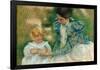 Mother Playing with Child.-Mary Cassatt-Framed Poster