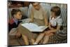 Mother Reading Book to Children-William P. Gottlieb-Mounted Photographic Print