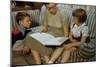 Mother Reading Book to Children-William P. Gottlieb-Mounted Photographic Print