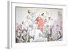 Mother Russia Being Sacrificed on the Altar of Bolshevism, 1917-null-Framed Giclee Print