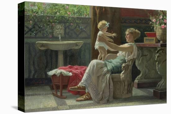 Mother's Darling-Guglielmo Zocchi-Stretched Canvas