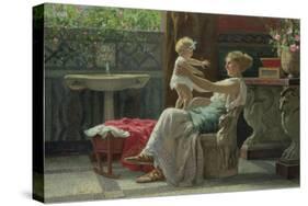 Mother's Darling-Guglielmo Zocchi-Stretched Canvas