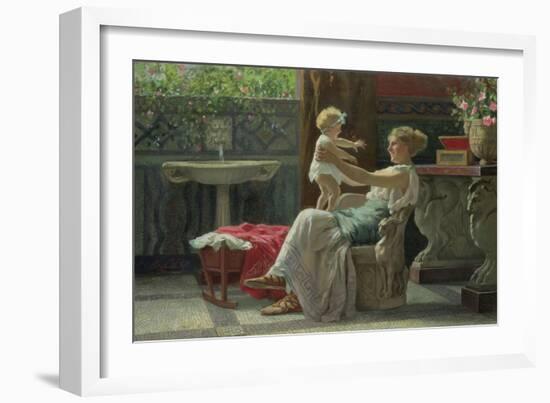 Mother's Darling-Guglielmo Zocchi-Framed Giclee Print