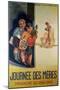 Mother's Day, 30th May 1943, Propaganda Poster of the Vichy Government, 1943-null-Mounted Giclee Print