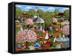 Mother’s Day at the Park-Sheila Lee-Framed Stretched Canvas