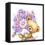 Mother’s Day Bear-MAKIKO-Framed Stretched Canvas