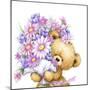 Mother’s Day Bear-MAKIKO-Mounted Giclee Print