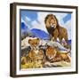 Mother's Gone A-Hunting, from 'Focus on Baby Animals'-G. W Backhouse-Framed Giclee Print