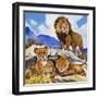 Mother's Gone A-Hunting, from 'Focus on Baby Animals'-G. W Backhouse-Framed Giclee Print