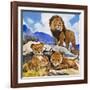 Mother's Gone A-Hunting, from 'Focus on Baby Animals'-G. W Backhouse-Framed Giclee Print