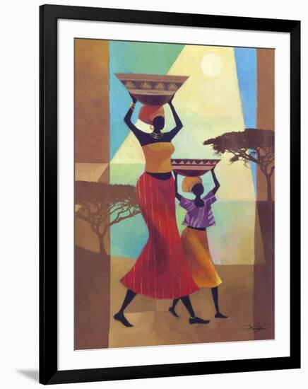 Mother's Helper-Keith Mallett-Framed Giclee Print