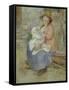 Mother's Joy, c.1885-Pierre-Auguste Renoir-Framed Stretched Canvas