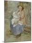 Mother's Joy, c.1885-Pierre-Auguste Renoir-Mounted Giclee Print