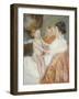 Mother, Sara and the Baby-Mary Cassatt-Framed Giclee Print