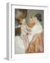 Mother, Sara and the Baby-Mary Cassatt-Framed Giclee Print