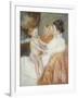 Mother, Sara and the Baby-Mary Cassatt-Framed Giclee Print