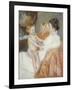 Mother, Sara and the Baby-Mary Cassatt-Framed Giclee Print