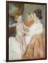 Mother, Sara and the Baby-Mary Cassatt-Framed Giclee Print