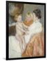 Mother, Sara and the Baby-Mary Cassatt-Framed Giclee Print