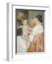 Mother, Sara and the Baby-Mary Cassatt-Framed Giclee Print