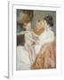 Mother, Sara and the Baby-Mary Cassatt-Framed Giclee Print