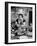 Mother Serving Spaghetti to Her Children-null-Framed Photographic Print