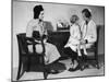 Mother Takes Her Little Girl to a Female Doctor for a Routine Examination-null-Mounted Photographic Print