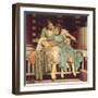 Mother Teaches Child, 1877-Frederick Leighton-Framed Giclee Print