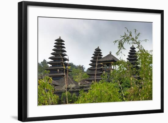 Mother Temple of Besakih, Bali, Indonesia-Keren Su-Framed Photographic Print