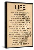 Mother Teresa Life Quote Poster-null-Framed Poster