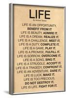 Mother Teresa Life Quote Poster-null-Framed Poster