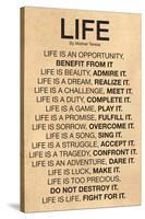 Mother Teresa Life Quote Poster-null-Stretched Canvas