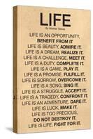Mother Teresa Life Quote Poster-null-Stretched Canvas